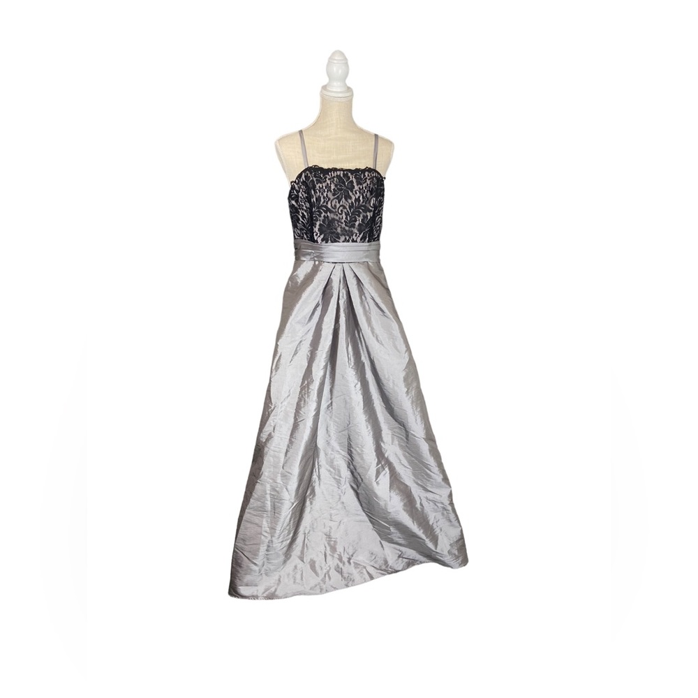 Impression Bridal Formal Black Lace and Taffeta Dress New with Tags